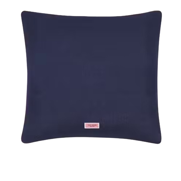 Kate Spade Scallop Row Decorative Pillow Navy Blue And White NWT Retail - $70.00 - Picture 4 of 7